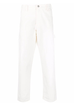 DICKIES rear logo-patch trousers - White