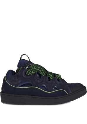 Lanvin lace-up leather sneakers - Blue