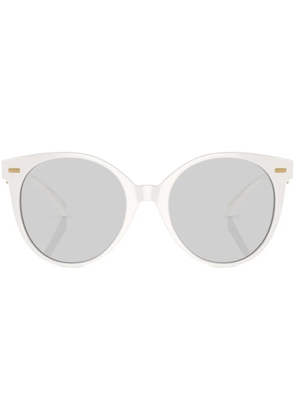 Versace Eyewear round-frame sunglasses - White