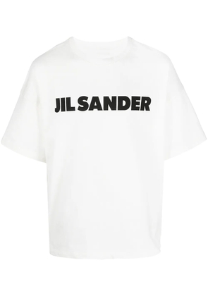 Jil Sander logo print short sleeve T-shirt - White