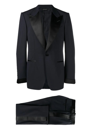 TOM FORD two-piece single-breasted dinner suit - Blue