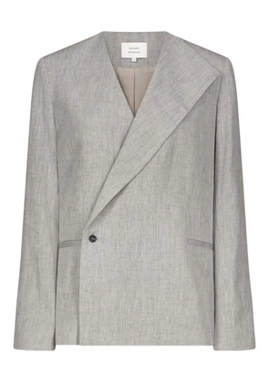 LouLou de Saison Suna asymmetrical blazer - Grey