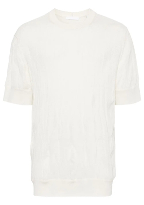 Helmut Lang crushed-effect sweater - Neutrals