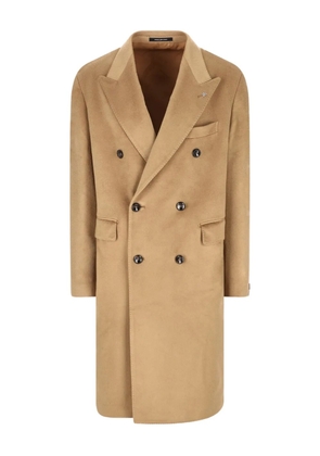 Tagliatore double-breasted wool coat - Neutrals