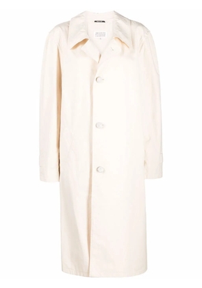 Maison Margiela single-breasted midi coat - Neutrals