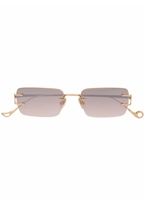 Eyepetizer Dillinger square-frame sunglasses - Gold
