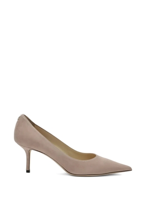 Jimmy Choo pointed-toe leather pumps - Pink