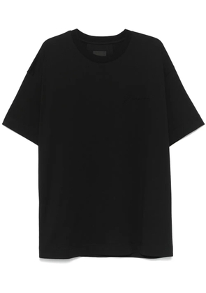 Givenchy logo-embossed T-shirt - Black