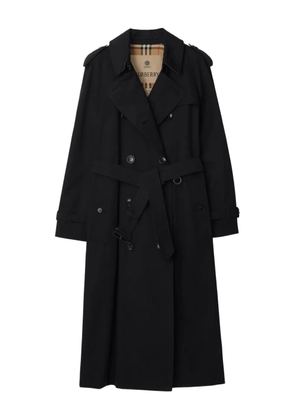 Burberry Waterloo Heritage double-breasted trench coat - Black