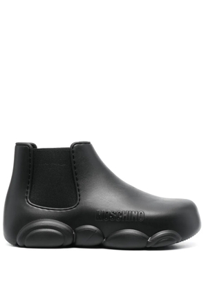 Moschino Gummy 40mm logo-embossed ankle boots - Black