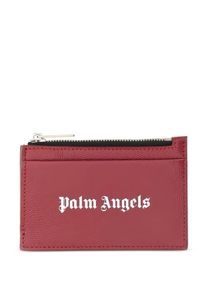 Palm Angels leather cardholder - Red