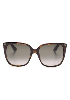 Gucci Eyewear Interlocking-G sunglasses - Brown