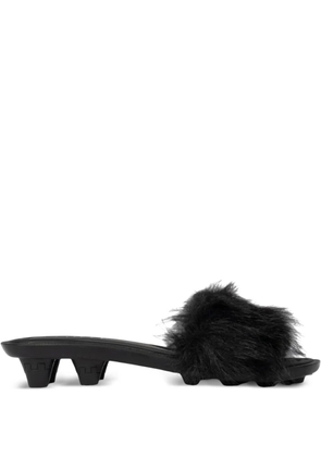 Fenty X Puma logo-embroidered sandals - Black