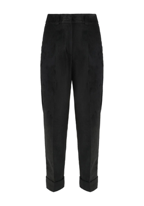 Peserico corduroy belt-loop trousers - Black