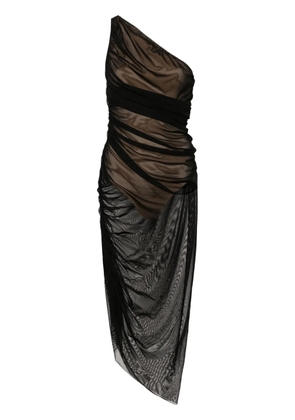 Norma Kamali Diana one-shoulder gown - Black