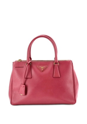 Prada Pre-Owned Double Zip Lux Saffiano Leather Small tote bag - Pink
