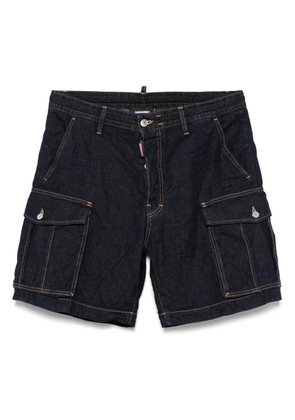 DSQUARED2 denim cargo shorts - Blue