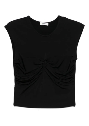 SANDRO knot-detail vest - Black
