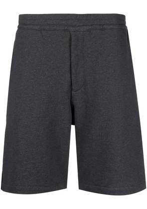 Alexander McQueen stripe-detail track shorts - Grey