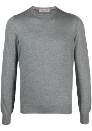 Fileria round-neck virgin-wool sweater - Grey