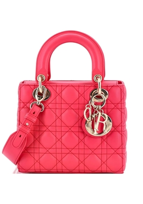 Christian Dior Pre-Owned My ABCDior Lady Dior Bag Cannage Quilt Lambskin crossbody bag - Pink