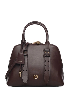 PINKO medium Escape leather tote bag - Red