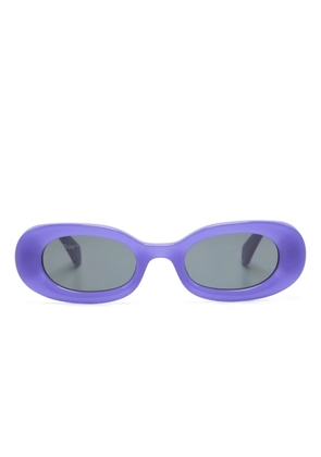 Off-White Eyewear Amalfi oval-frame sunglasses - Purple