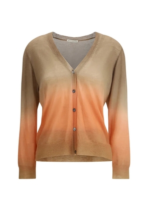 MIRROR IN THE SKY button ombre cardigan - Neutrals