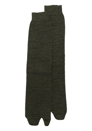 Maison Margiela Tabi wool-blend socks - Green