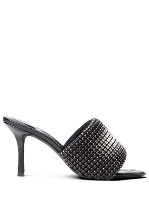 Alexander Wang Heiress 85mm crystal mules - Black