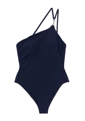 Tory Burch one-shoulder swimsuit - Blue
