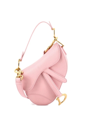 Christian Dior Pre-Owned Saddle Handbag with Strap Leather Mini shoulder bag - Pink