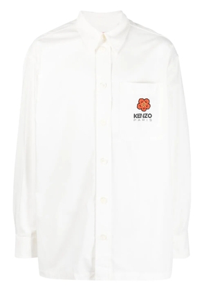 Kenzo Boke Flower oversized cotton shirt - White