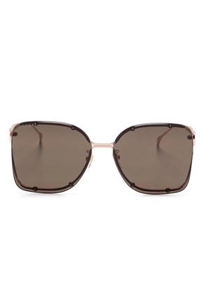 Gucci Eyewear square-frame sunglasses - Gold
