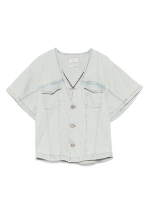 Jacob Cohën short-sleeve denim shirt - Blue