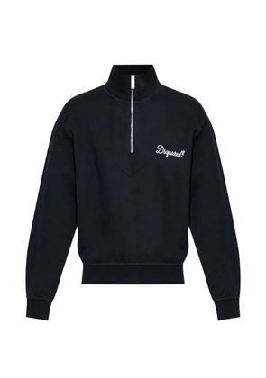 DSQUARED2 half-zipper sweatshirt - Black