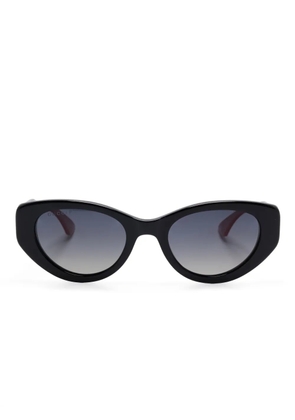 Gucci Eyewear Web-stripe sunglasses - Green