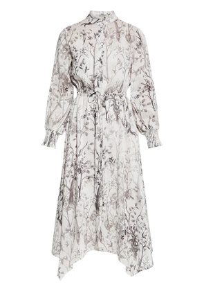 AllSaints Skylar midi skirt - Neutrals