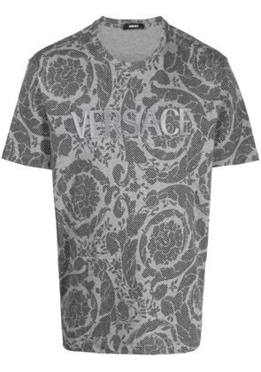 Versace Barocco Silhouette T-shirt - Grey
