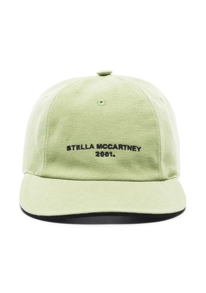 Stella McCartney logo-embroidered baseball cap - Green