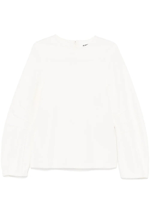 Jil Sander textured sweatshirt - White