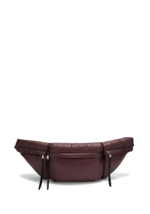 Jil Sander logo-print leather belt bag - Brown