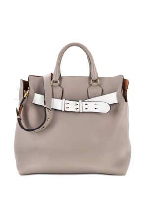Burberry Pre-Owned Belt Leather Large tote bag - Neutrals