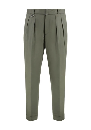 Paolo Pecora cotton-blend trousers - Green