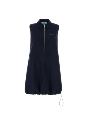 Prada mini poplin dress - Blue