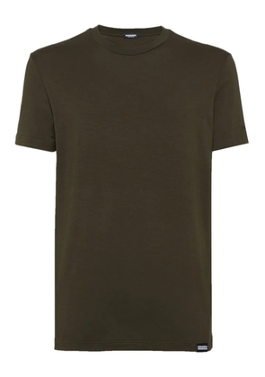 DSQUARED2 embroidered-logo T-shirt - 302 MILITARY GREEN