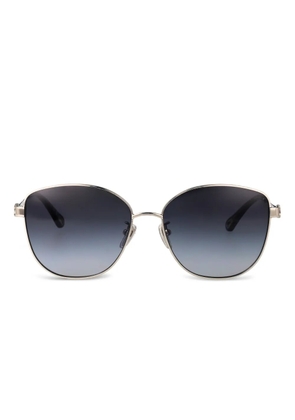 Chloé Eyewear oversized sunglasses - Silver