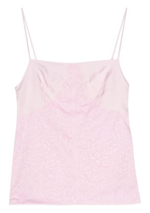 Jil Sander floral-lace camisole - Pink