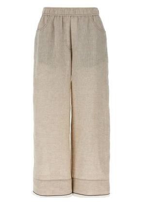 Brunello Cucinelli Monile straight-leg trousers - Neutrals