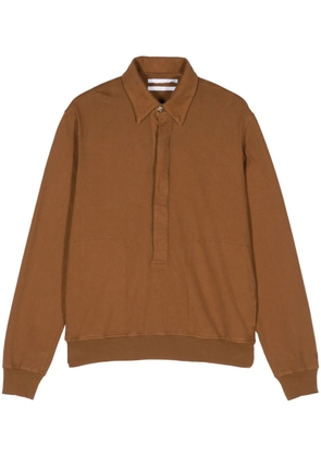 RANRA Monks Robe polo top - Brown